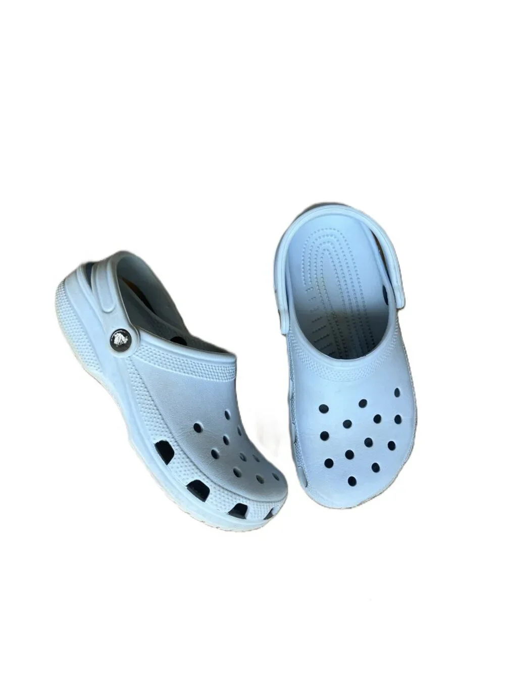Crocs Classic Clogs - Sky / Pastel Light Blue - Youth Size J5